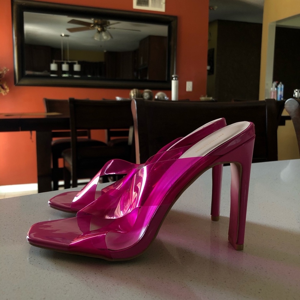 Pretty little thing heels size 6